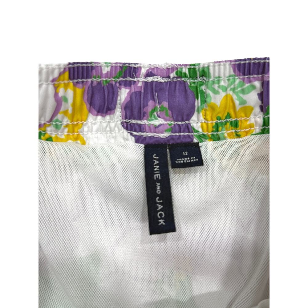 Janie and Jack Boys Floral Swim Shorts - Picture 3 of 3